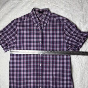 Theory Men’s Short-Sleeve Button-Down Plaid Shirt